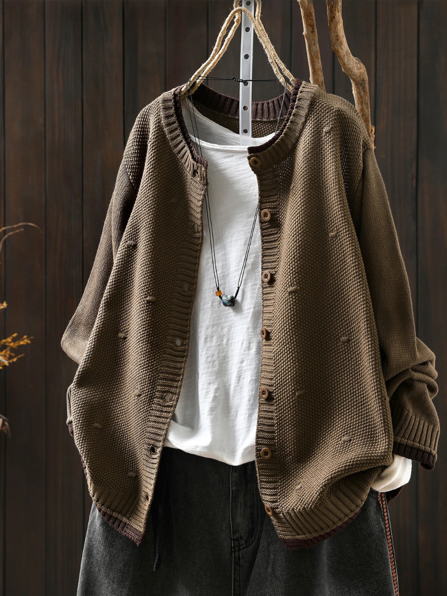 ALICE - TEXTURED CARDIGAN
