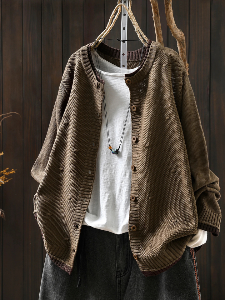 ALICE - TEXTURED CARDIGAN