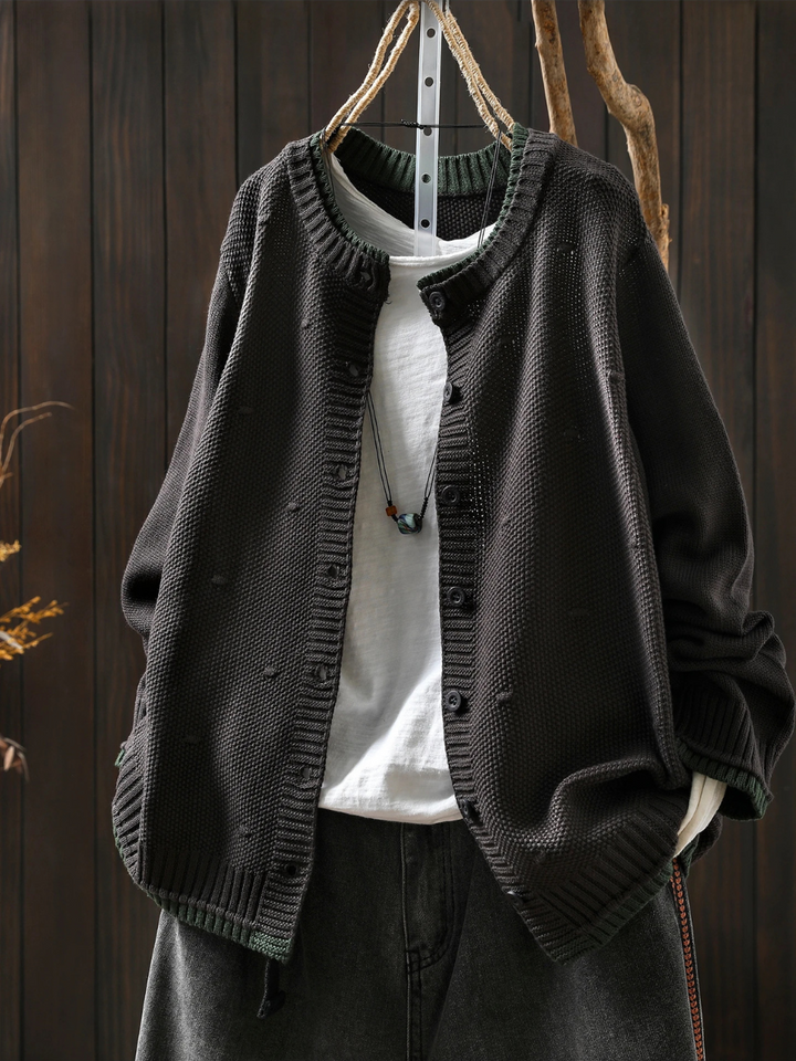 ALICE - TEXTURED CARDIGAN
