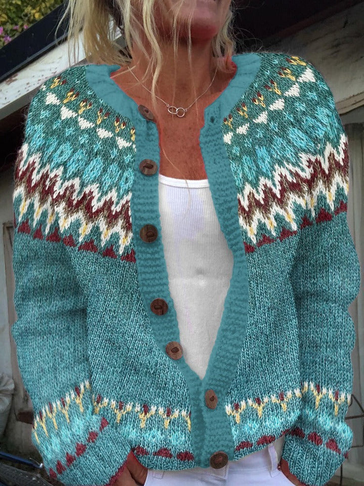 Serenity | Vintage Icelandic Wool Cardigan