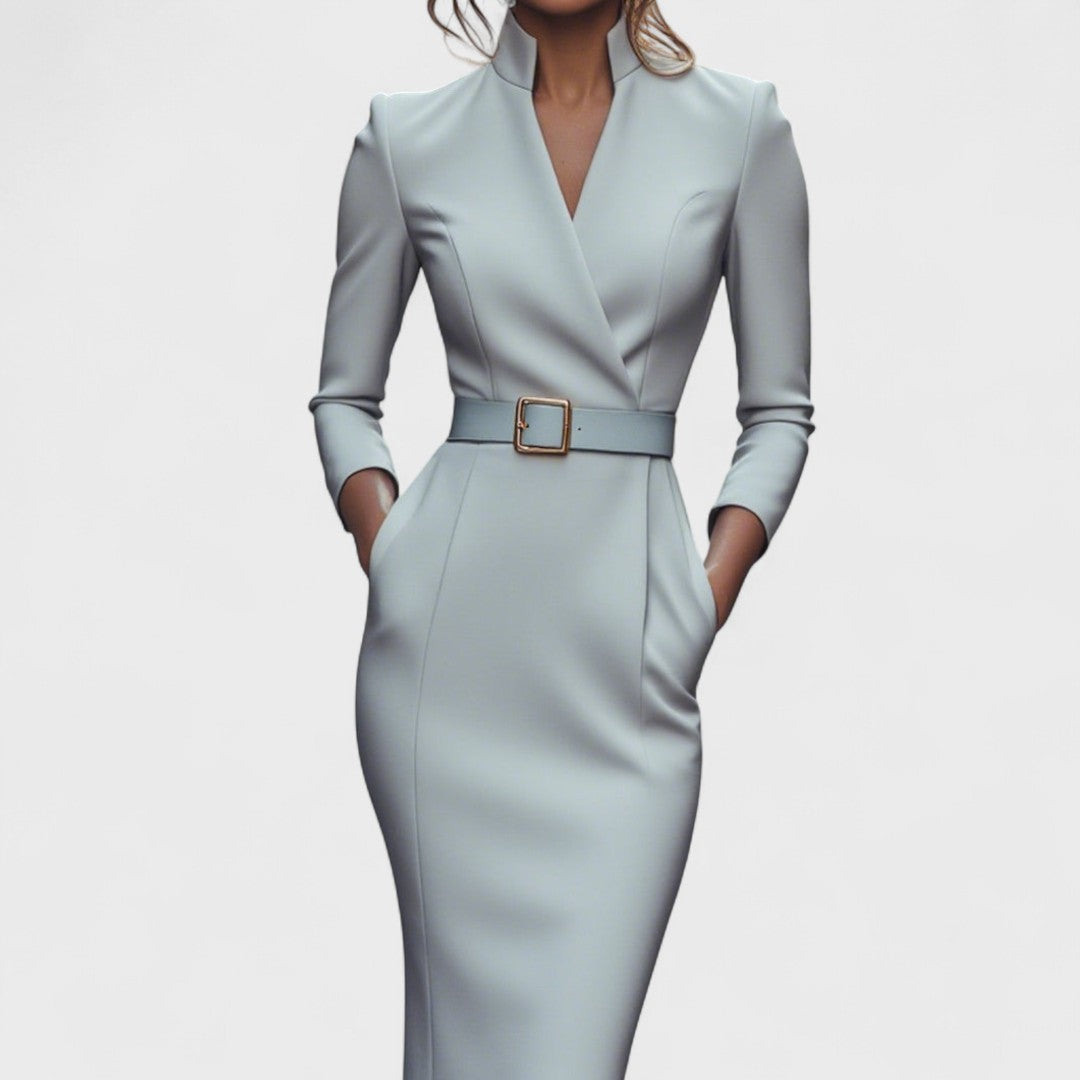 Avelena™ | Elegant Warm Shirtdress