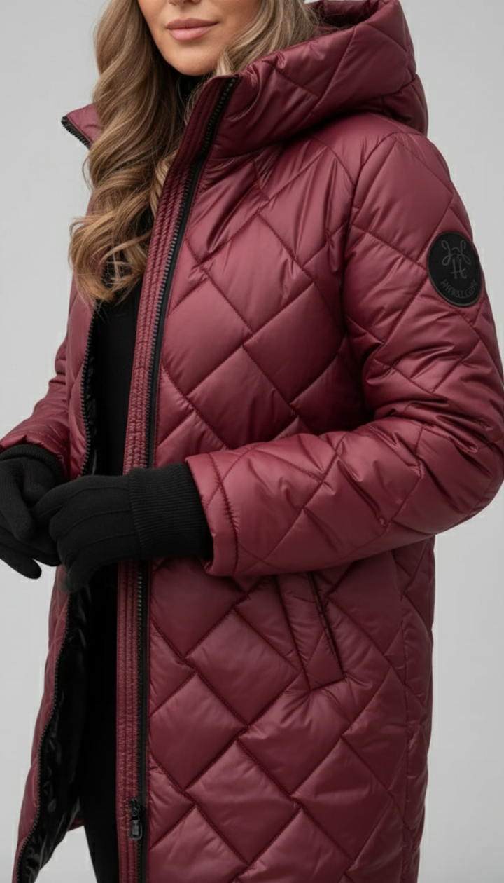 Bogna | Elegant and Padded Down Jacket with Hood