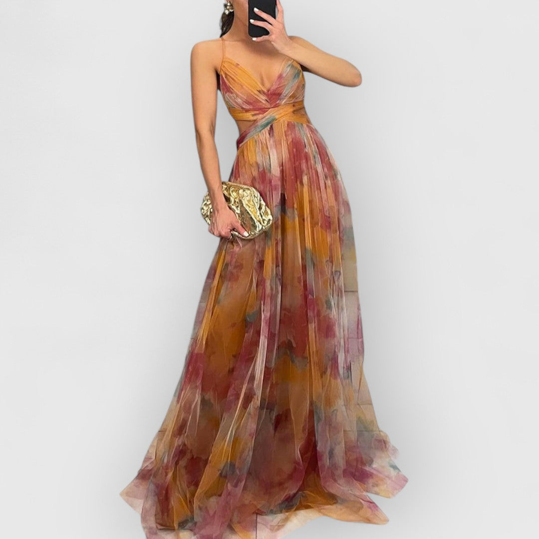Verity | Maxi Dress with Floral Print