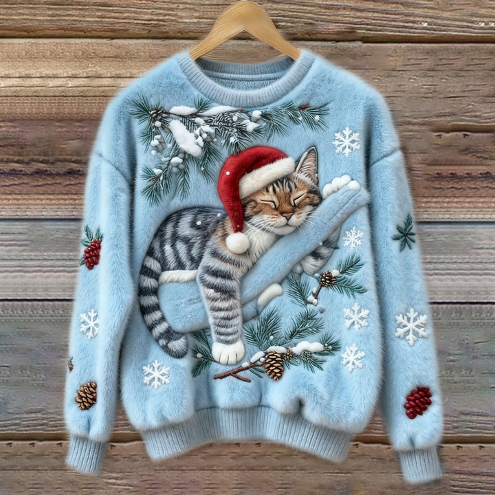Mathilde | Cozy Christmas Cat Sweater