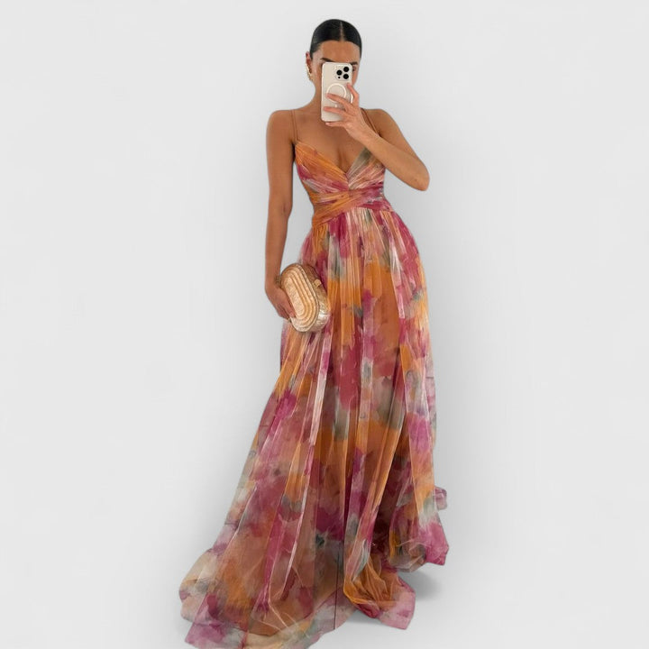 Verity | Maxi Dress with Floral Print