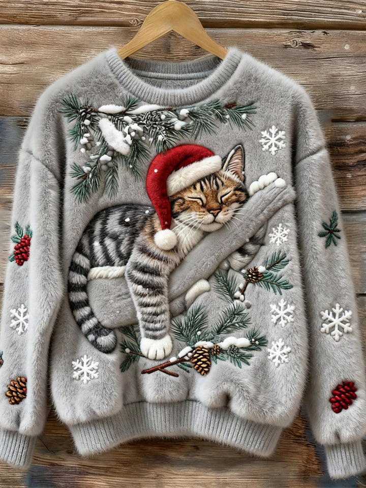 Mathilde | Cozy Christmas Cat Sweater