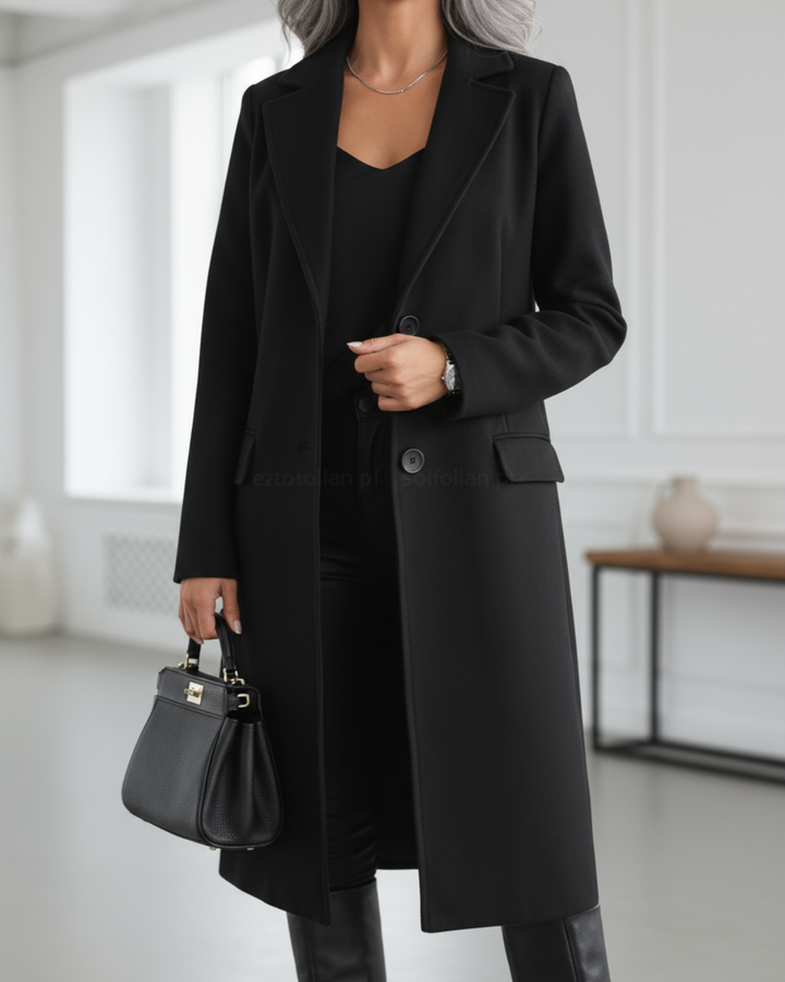 Judith | Elegant Long Wool Coat