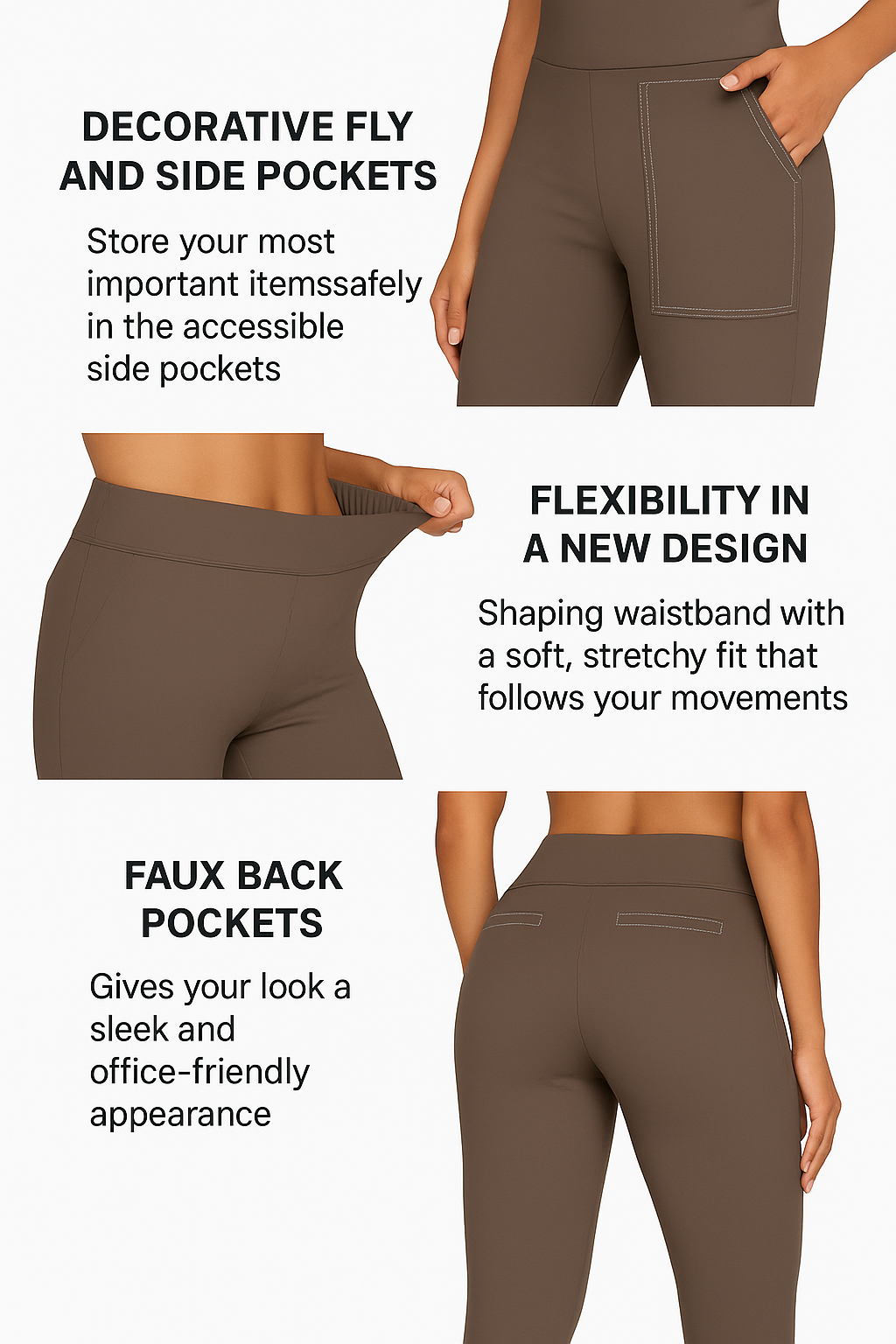 Mira - Soft Stretch Comfort Pants