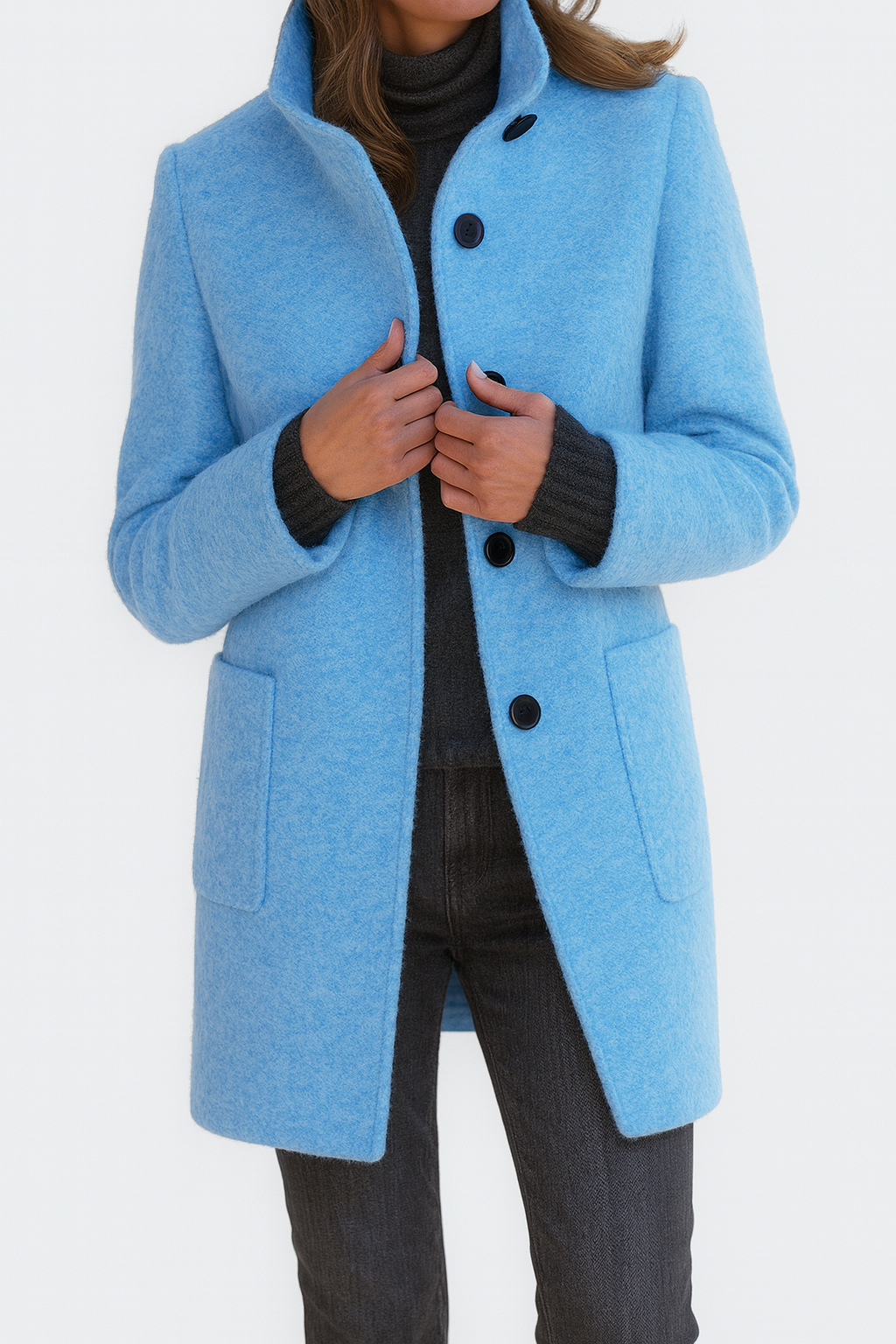 Grace | Ladies Coat with High Collar