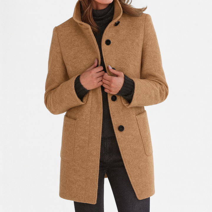 Grace | Ladies Coat with High Collar