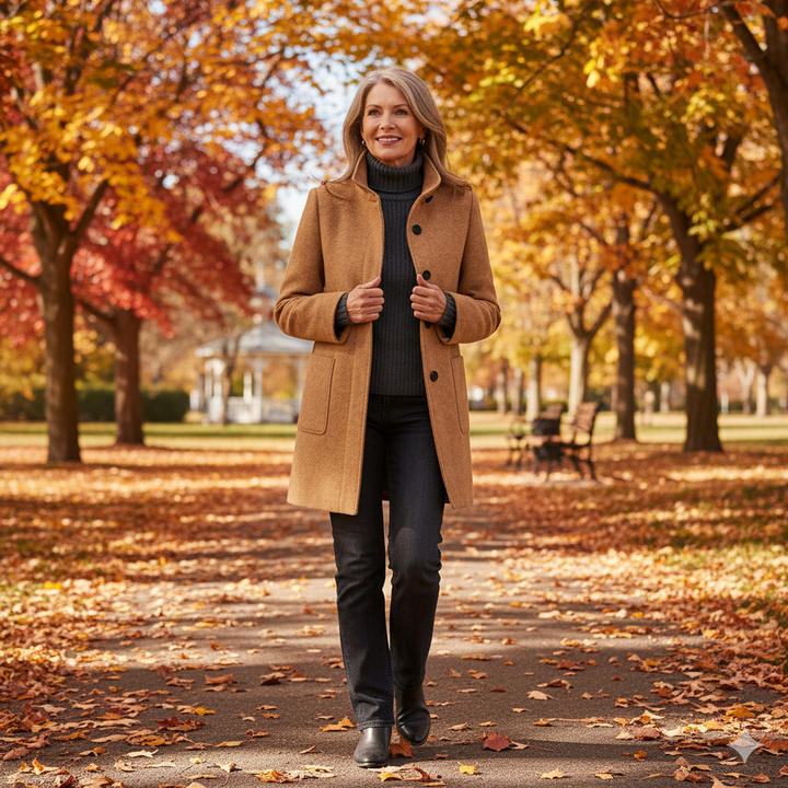 Grace | Ladies Coat with High Collar