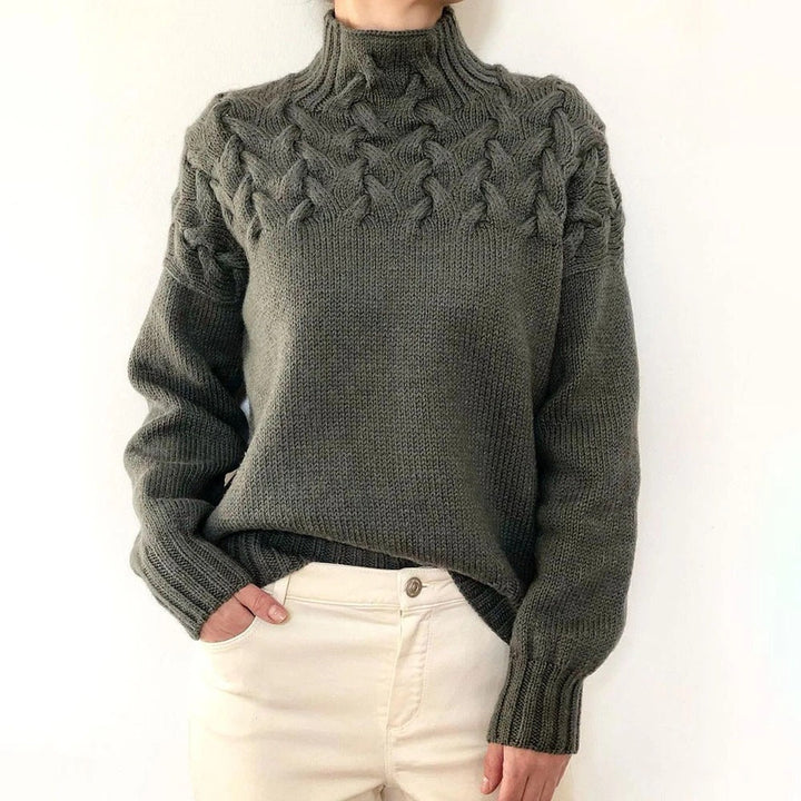 Lyra | Cozy Turtleneck Knit Sweater