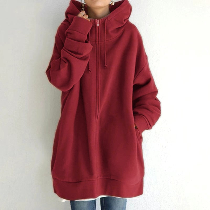 Silvia | Cozy Oversized Winter Hoodie