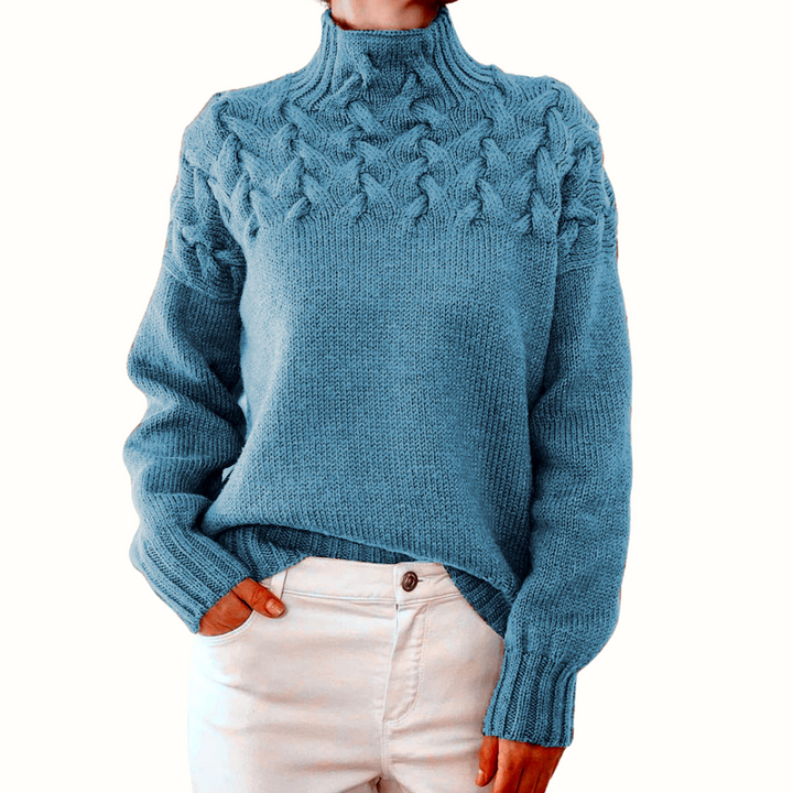 Lyra | Cozy Turtleneck Knit Sweater