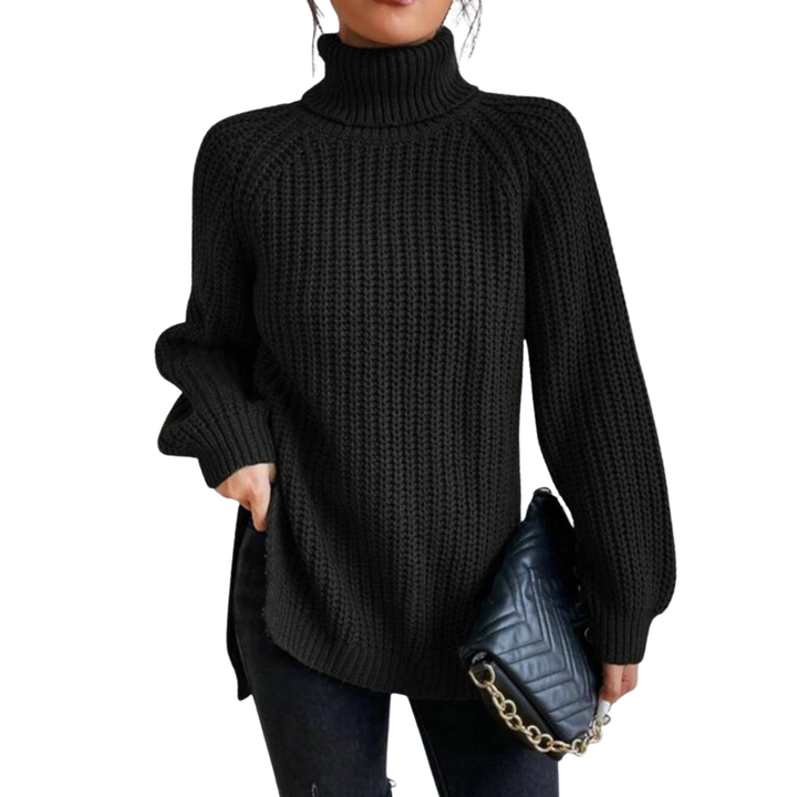 Yara ™ | Cotton Ladies' Turtleneck for Winter