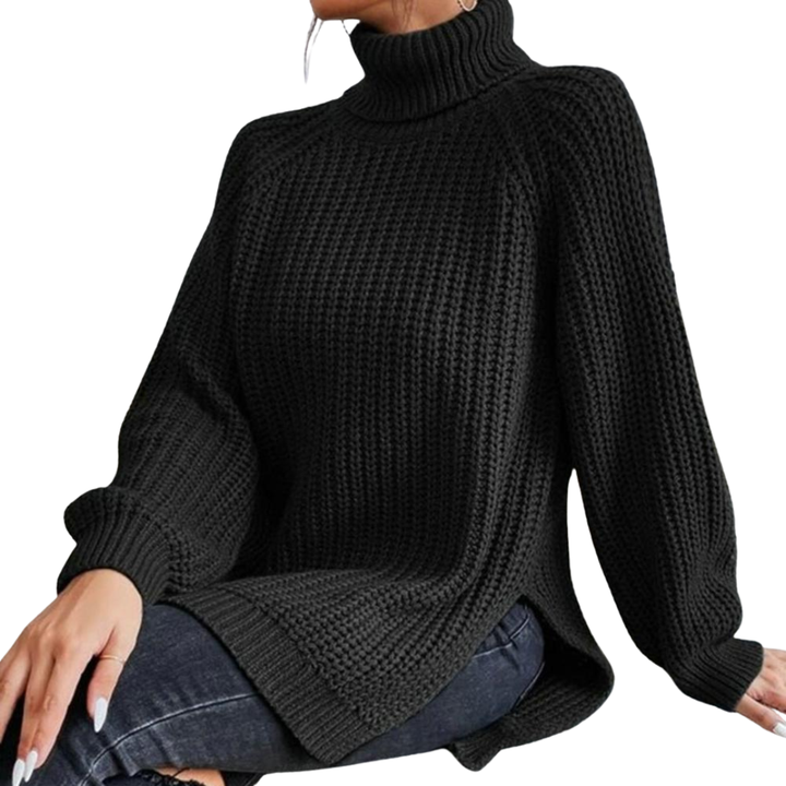 Yara ™ | Cotton Ladies' Turtleneck for Winter