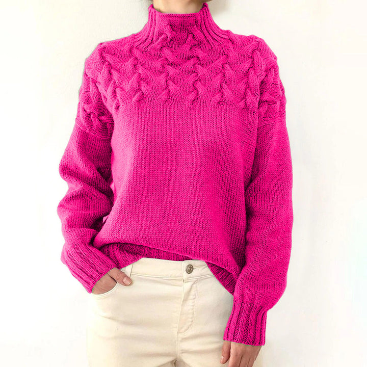 Lyra | Cozy Turtleneck Knit Sweater