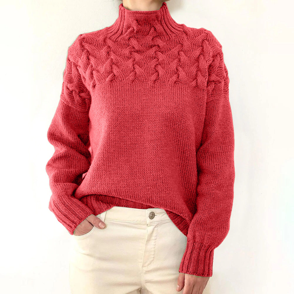 Lyra | Cozy Turtleneck Knit Sweater