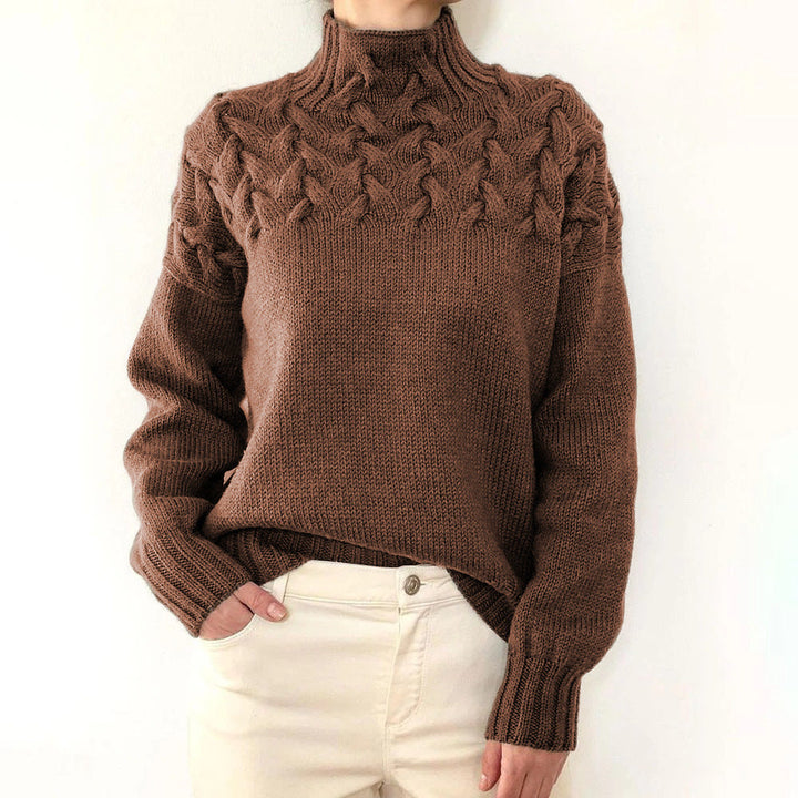 Lyra | Cozy Turtleneck Knit Sweater