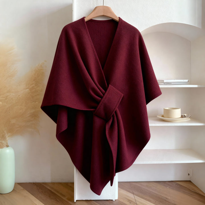 Auren Élise – Luxe Draped Fleece Shawl