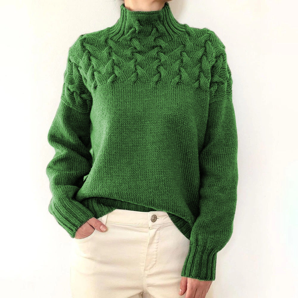 Lyra | Cozy Turtleneck Knit Sweater