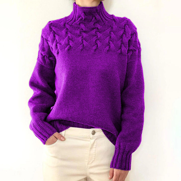 Lyra | Cozy Turtleneck Knit Sweater