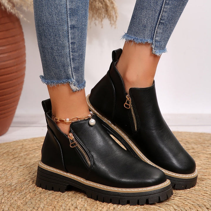 Bronte™ - Ankle Boots with Zipper