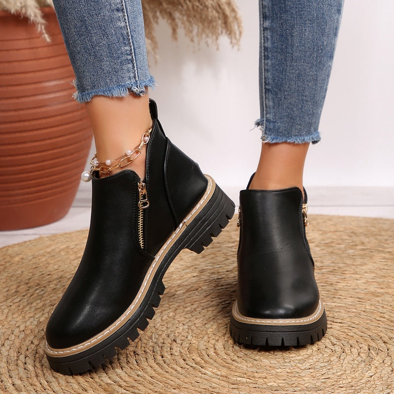 Bronte™ - Ankle Boots with Zipper