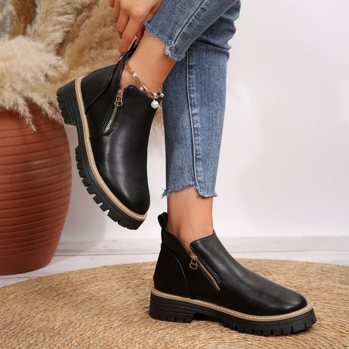 Bronte™ - Ankle Boots with Zipper
