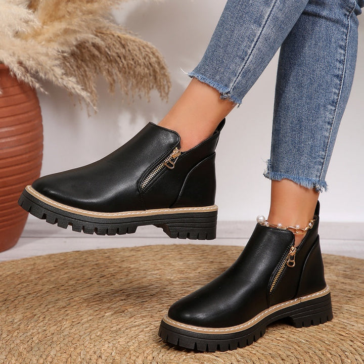 Bronte™ - Ankle Boots with Zipper