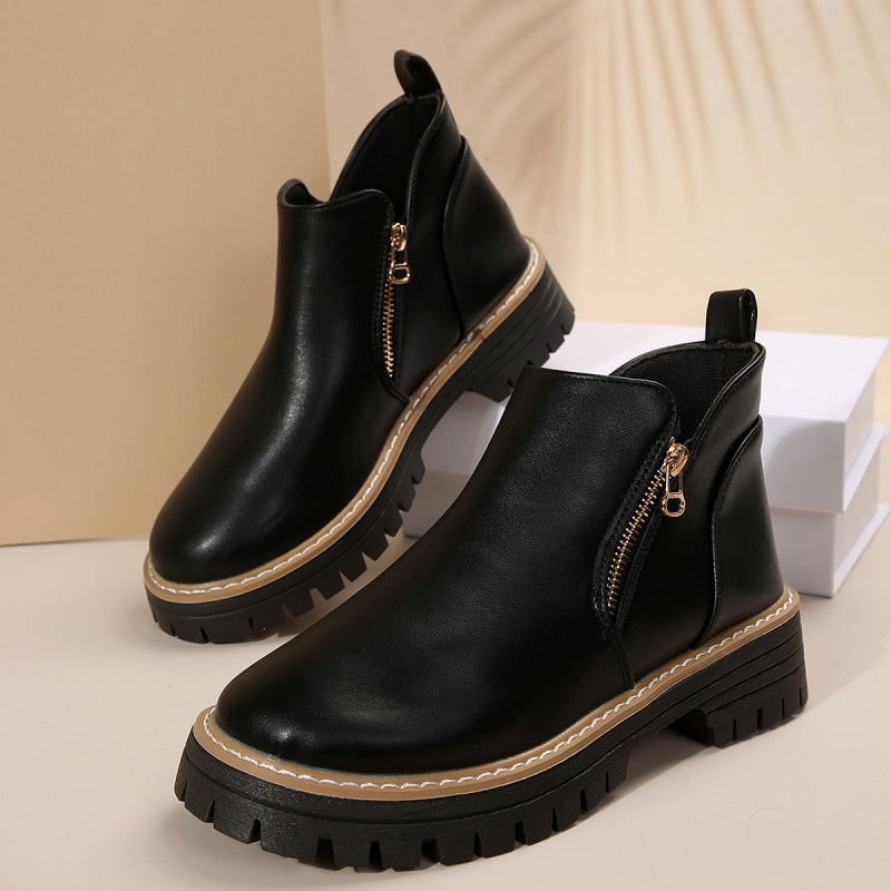 Bronte™ - Ankle Boots with Zipper