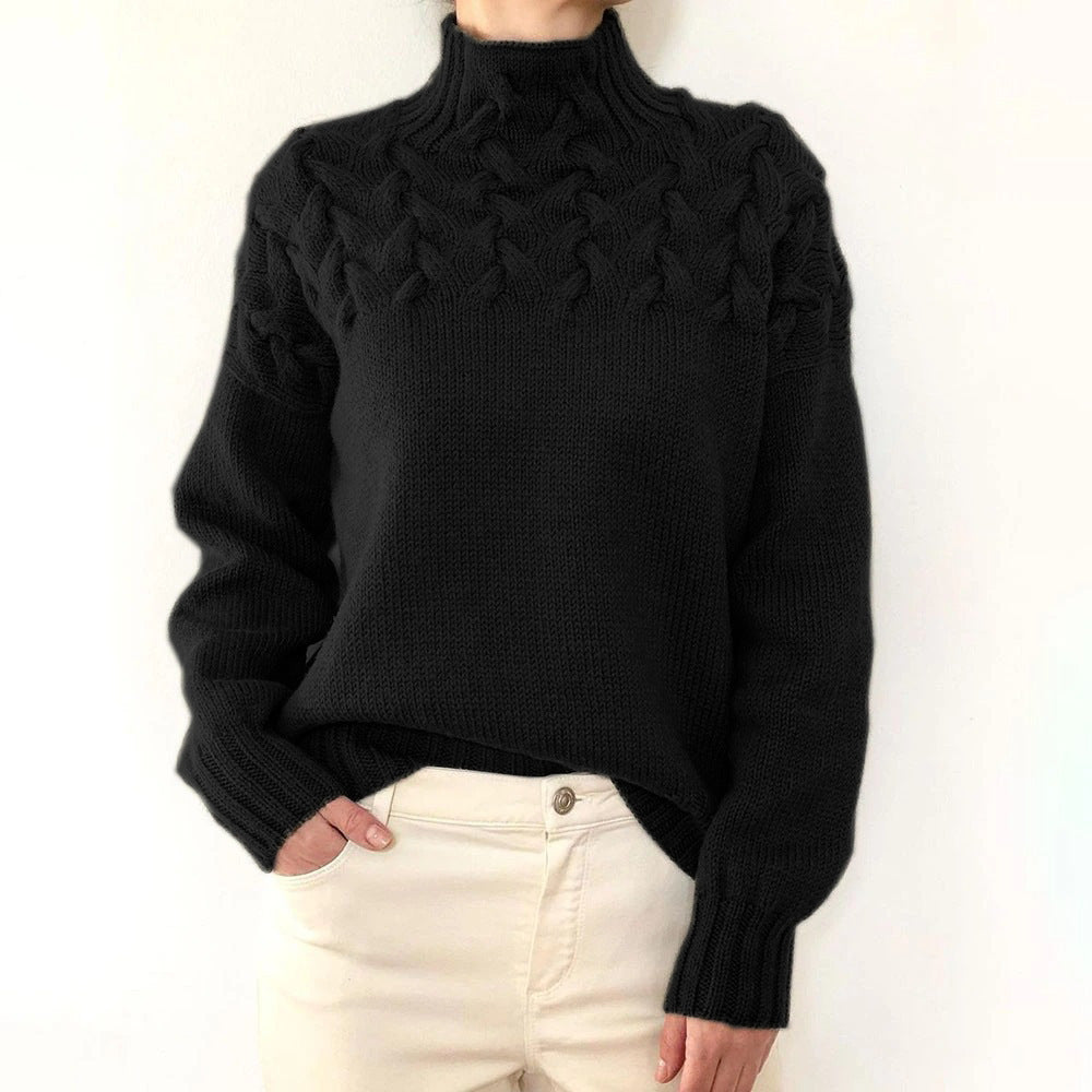 Lyra | Cozy Turtleneck Knit Sweater